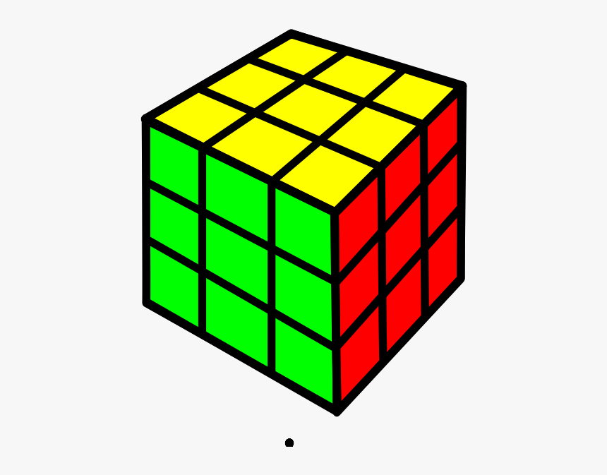 Rubik"s Cube Vector Image - Rubik's Cube Second Layer, HD Png Download, Free Download