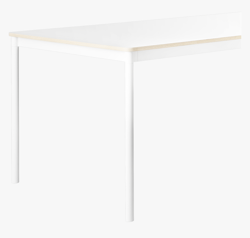 Base 10 Base Table Top Laminate Plywood Whitewhite - Muuto Base Table White, HD Png Download, Free Download