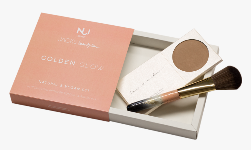 Nui X Jack"s Beauty Line Golden Glow Make Up Set"
 - Makeup Brushes, HD Png Download, Free Download