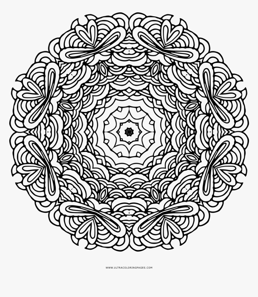 Mandala Coloring Page - Shirt Art Design Vintage, HD Png Download, Free Download