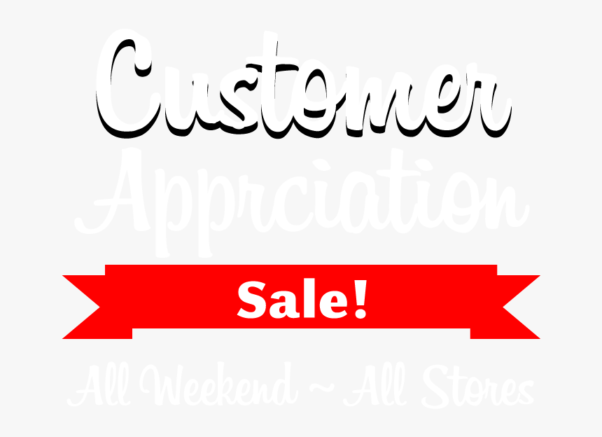 Customer Appreciation Sale - Calligraphy, HD Png Download, Free Download