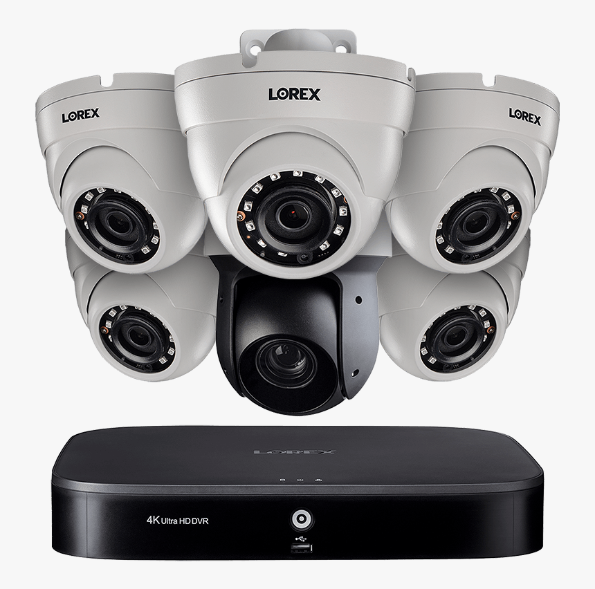 1080p Hd Security System With 4k Dvr, One 25× Optical - Closed-circuit Television, HD Png Download, Free Download