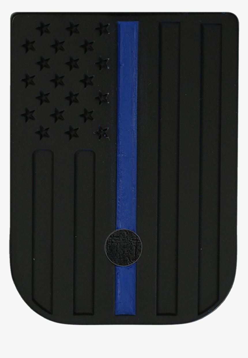 American Flag Thin Blue Line Stainless Steel Blackout - Mobile Phone, HD Png Download, Free Download