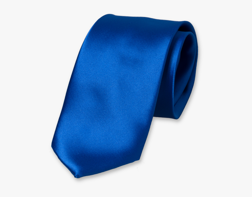 Royal Blue Polyester Satin Tie - Corbata Color Azul Rey, HD Png Download, Free Download