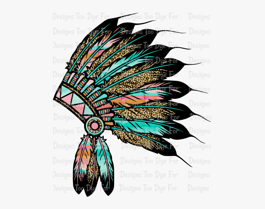 Native American Headdress Drawing, HD Png Download, Free Download
