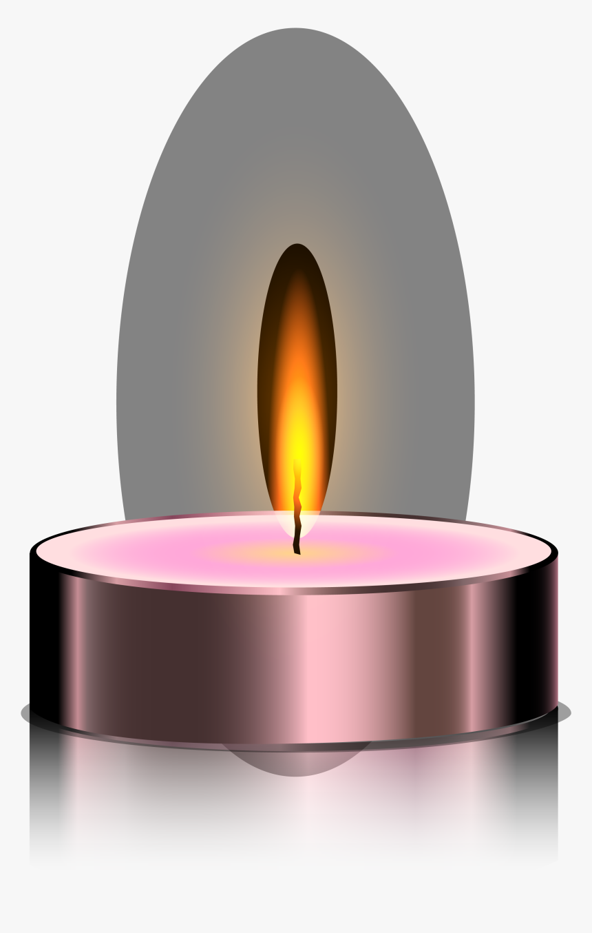 Lavender Simple Candle Decoration Pattern Png Download - Flame, Transparent Png, Free Download