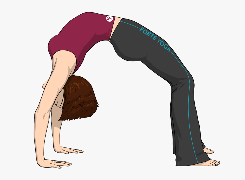 Upward Bow Yoga Pose Or Wheel Pose - Chakrasana, HD Png Download, Free Download