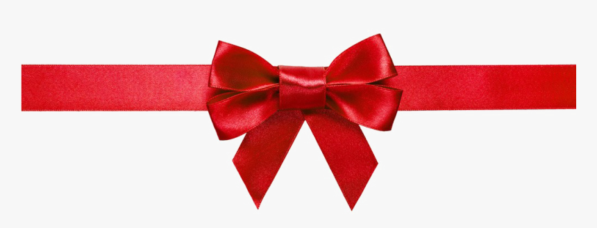 Red Bow Ribbon Png Image Background - Transparent Background Red Bow Png, Png Download, Free Download