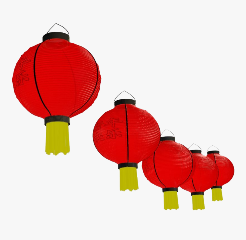 Red Chinese Lamp Transparent - Chinese Lantern Png Transparent, Png Download, Free Download