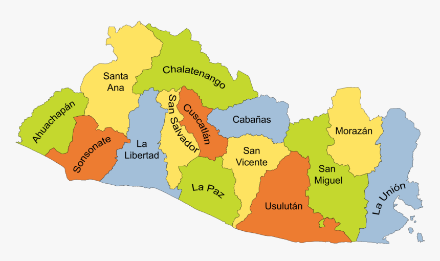 El Salvador Natural Disasters Map, HD Png Download, Free Download