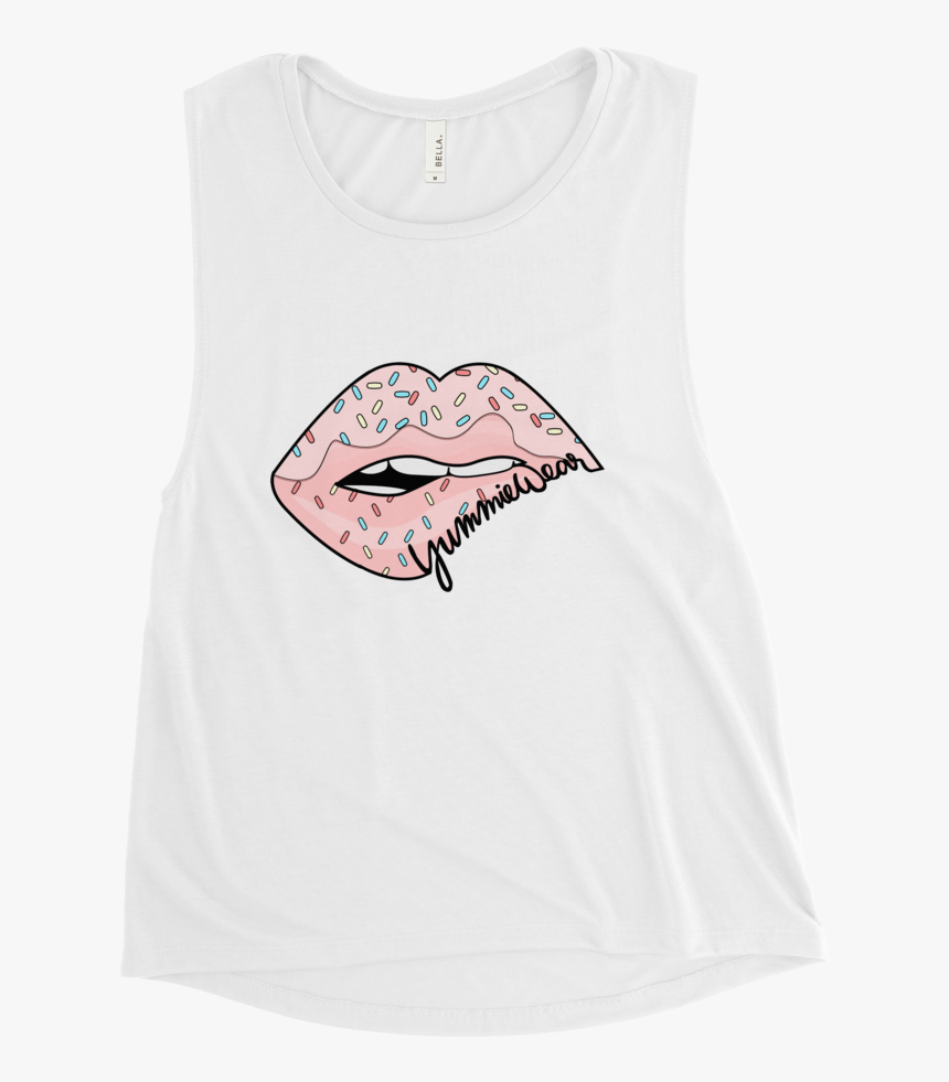 Yummiewear Logo Muscle Tank - Flamingo, HD Png Download, Free Download