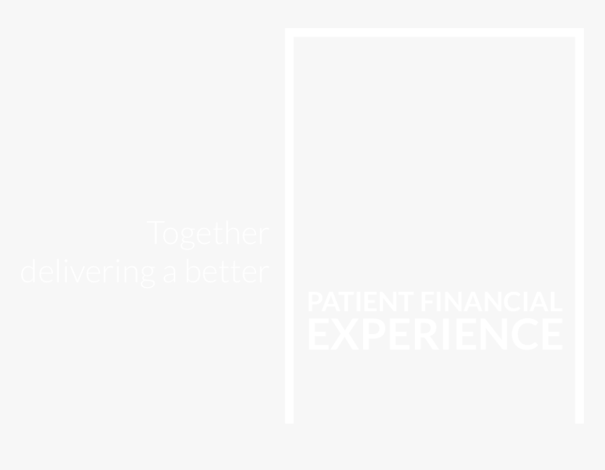 Together Delivering A Better Patient Financial Experience - Johns Hopkins Logo White, HD Png Download, Free Download