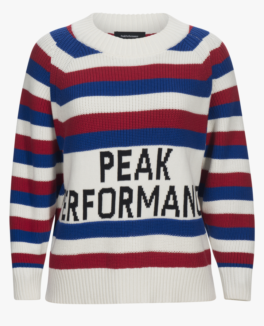 Women"s My Striped Crew Neck Pattern - Peak Performance Genser, HD Png Download, Free Download