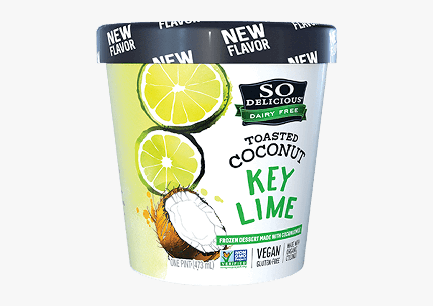 Key Lime Coconutmilk Frozen Dessert"
 Class="pro-xlgimg - So Delicious Key Lime Ice Cream, HD Png Download, Free Download