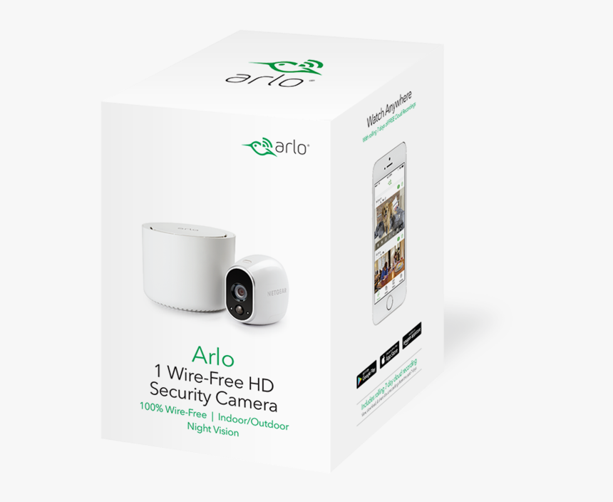 Arlo Wire-free Security System With 1 Hd Camera - Arlo, HD Png Download, Free Download