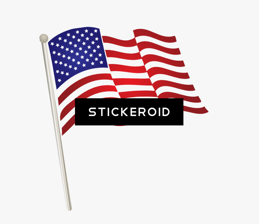 Usa Flag Flags - Waving American Flag Png, Transparent Png, Free Download