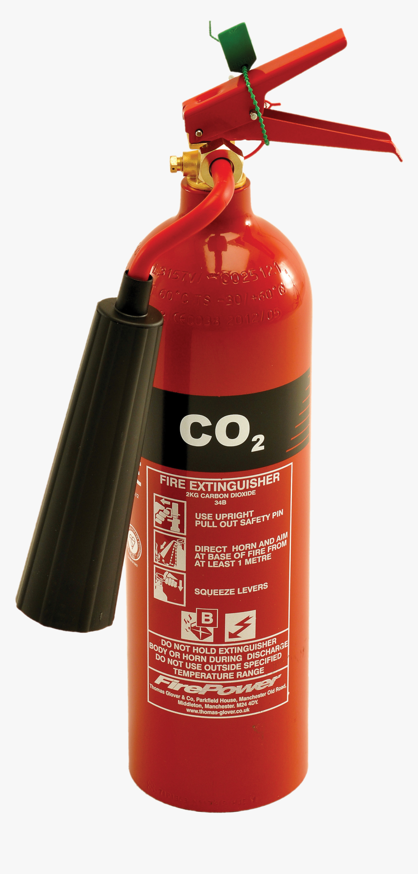 5 Kg Fire Extinguisher , Png Download - Carbon Dioxide Fire Extinguisher, Transparent Png, Free Download