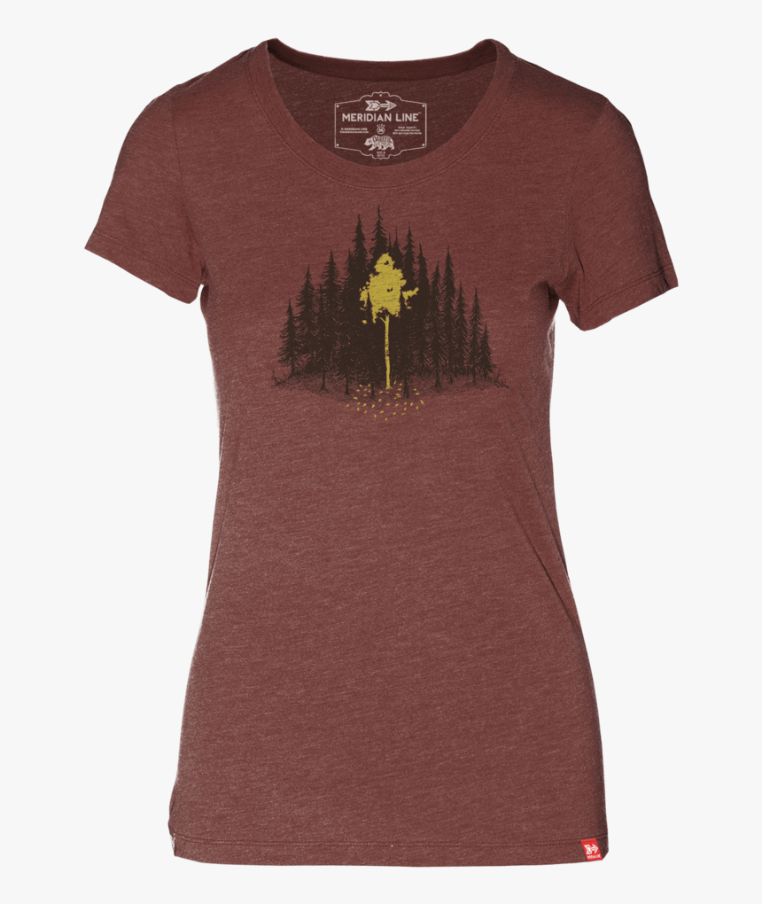 Aspen Leaves Women"s Triblend T-shirt - T-shirt, HD Png Download, Free Download