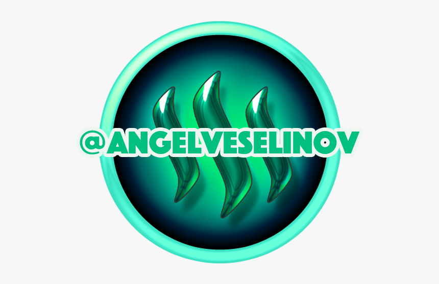 No4 Steemit Icon Giveaway Angelveselinov Teal Full - Circle, HD Png Download, Free Download