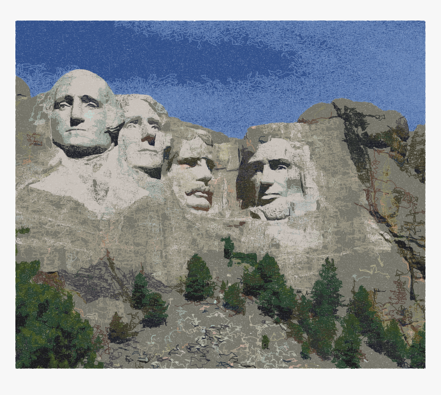 Rushmore Simulation - Mount Rushmore, HD Png Download, Free Download