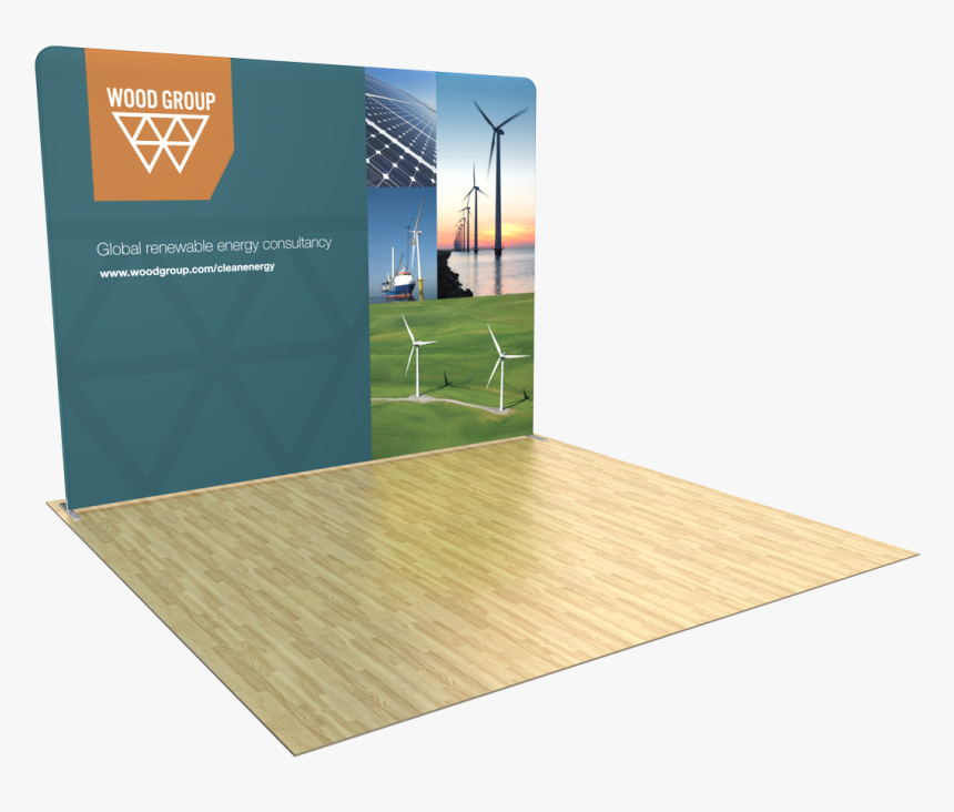 Waveline 10ft Flat Display - Flat Trade Show Display, HD Png Download, Free Download