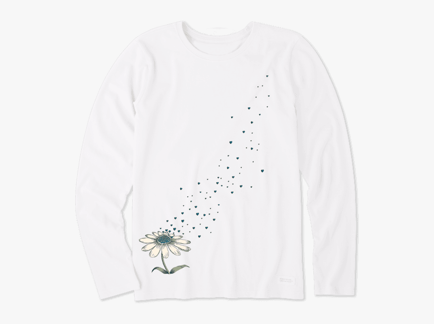 Women"s Flower Love Long Sleeve Crusher Tee - Imagine Dragons Long Sleeve Shirt, HD Png Download, Free Download