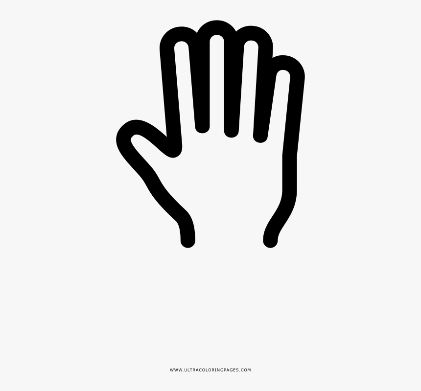 Hand Coloring Page - Icon, HD Png Download, Free Download