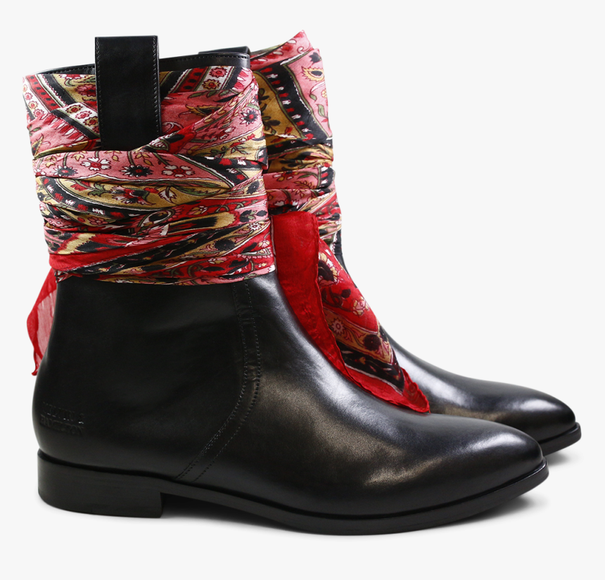 Ankle Boots Jessy 29 Black Silk Black - Bottines Femme Sally 29 Melvin Et Hamilton, HD Png Download, Free Download