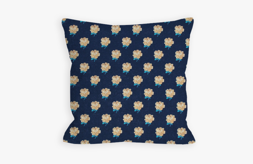 Restful Vintage Roses Navy Pillow - Kindle Paperwhite Polka Dot Case, HD Png Download, Free Download