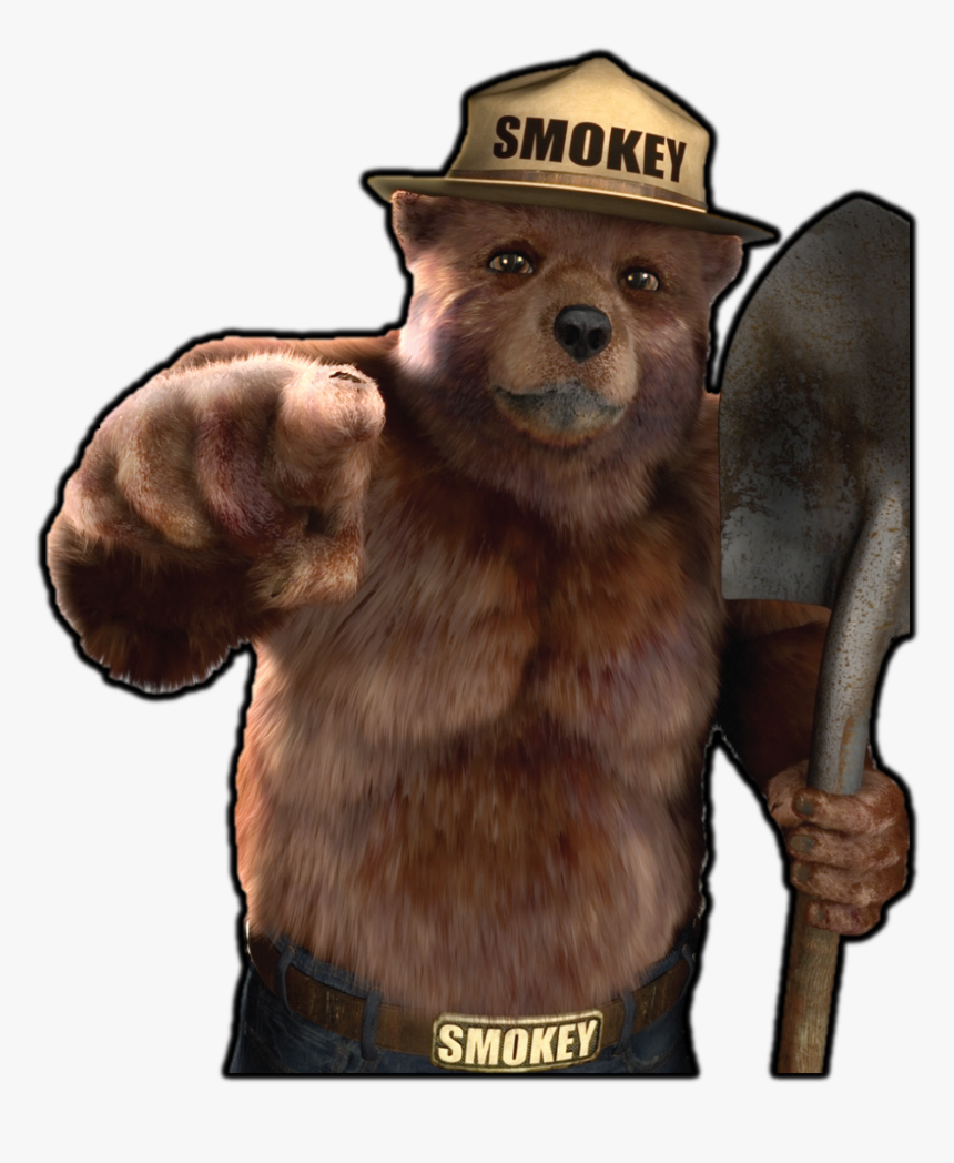 Smokey The Bear Png - Smokey The Bear Realistic, Transparent Png, Free Download