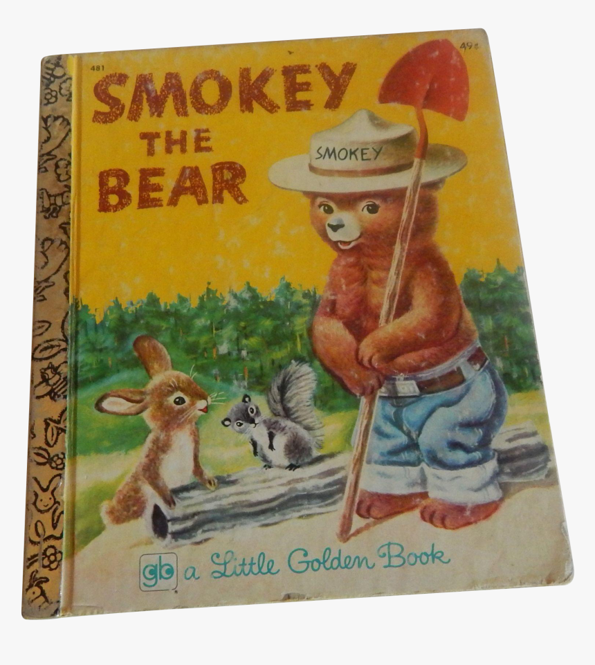 Little Golden Book Smokey The Bear, HD Png Download, Free Download