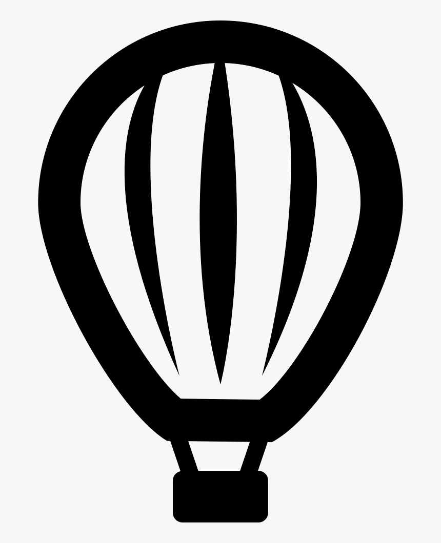 Striped Hot Air Balloon - Hot Air Balloon, HD Png Download, Free Download