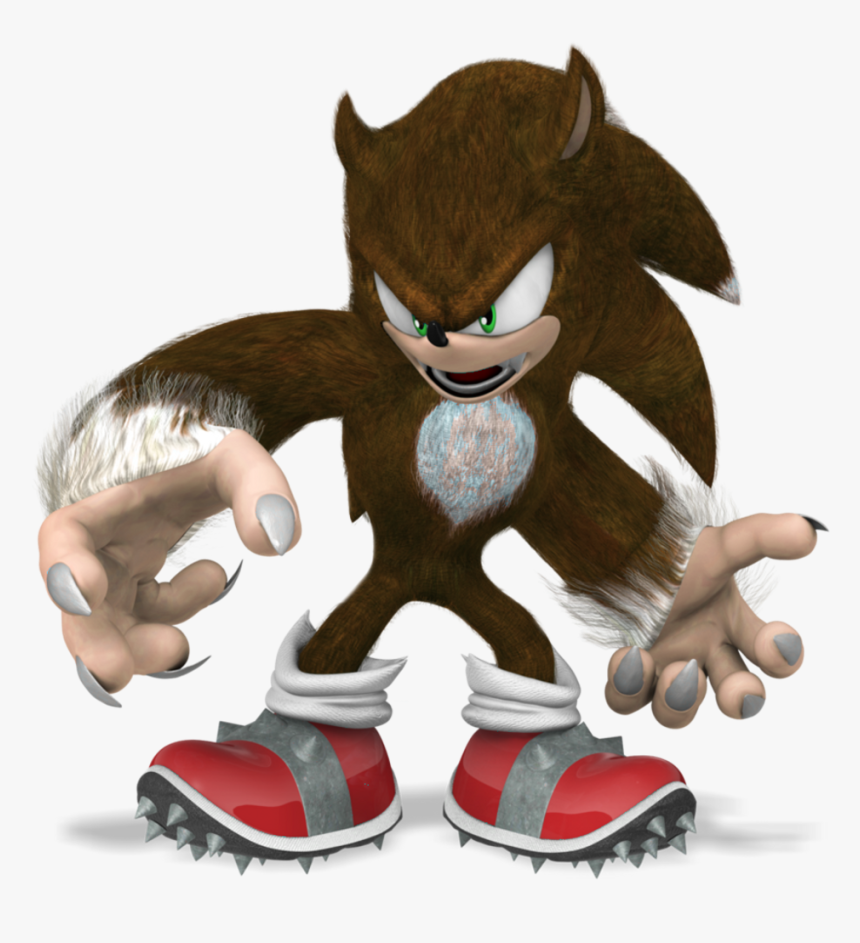 Imágenes De Sonic Lobo , Png Download - Sonic The Werehog Render, Transparent Png, Free Download