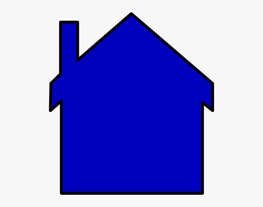 Blue House Svg Clip Arts - Clip Art Blue House, HD Png Download, Free Download