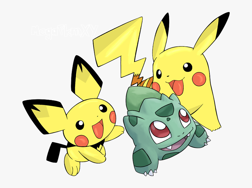 Baby Pikachu Baby Eevee Like In Bebe Baby Bulbasaur - Cute Pikachu X Eevee, HD Png Download, Free Download