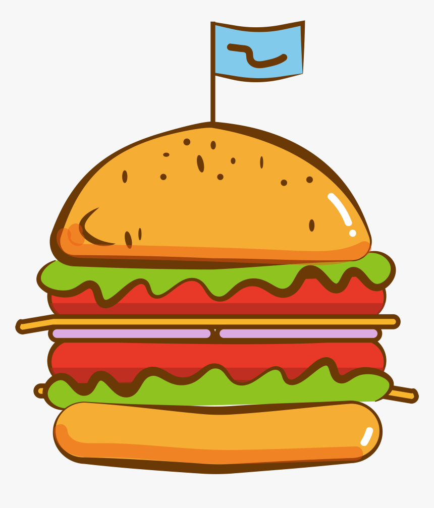 Burger Fast Food Cuisine Png And Vector Image , Png, Transparent Png, Free Download