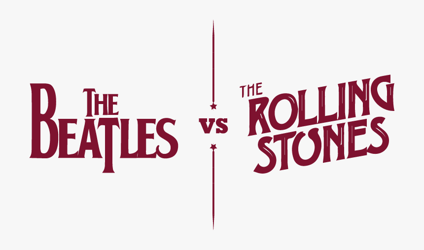 The Beatles Vs The Rolling Stones - Beatles, HD Png Download, Free Download