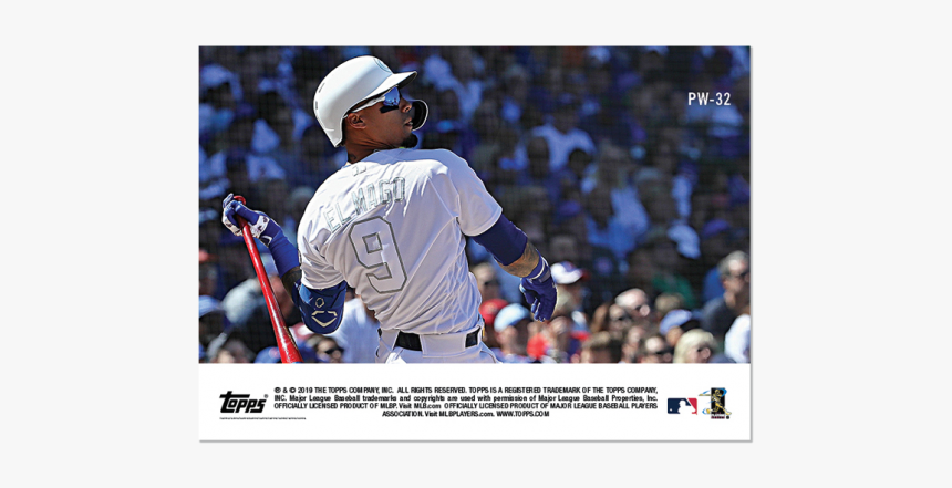 2019 Chicago Cubs Topps Now® Players Weekend 6 Card - Baseball Player, HD Png Download, Free Download
