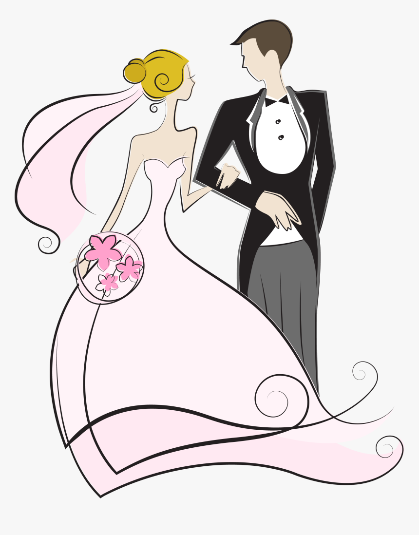 Bride Groom-copy - God Bless Your Wedding Day, HD Png Download, Free Download