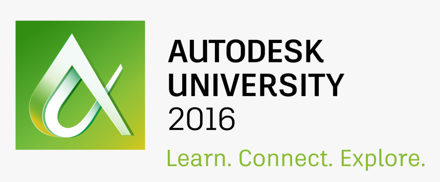 Autodesk University 2016 Logo - Autodesk University Logo Png, Transparent Png, Free Download