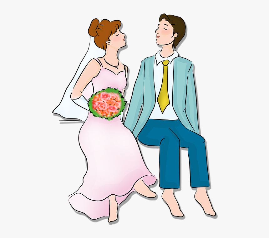 Wedding Cartoon Pixabay, HD Png Download, Free Download