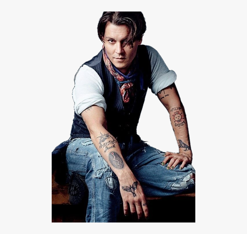 Johnny Depp Leg Tattoo , Png Download - Johnny Depp Tattoos 2019, Transparent Png, Free Download