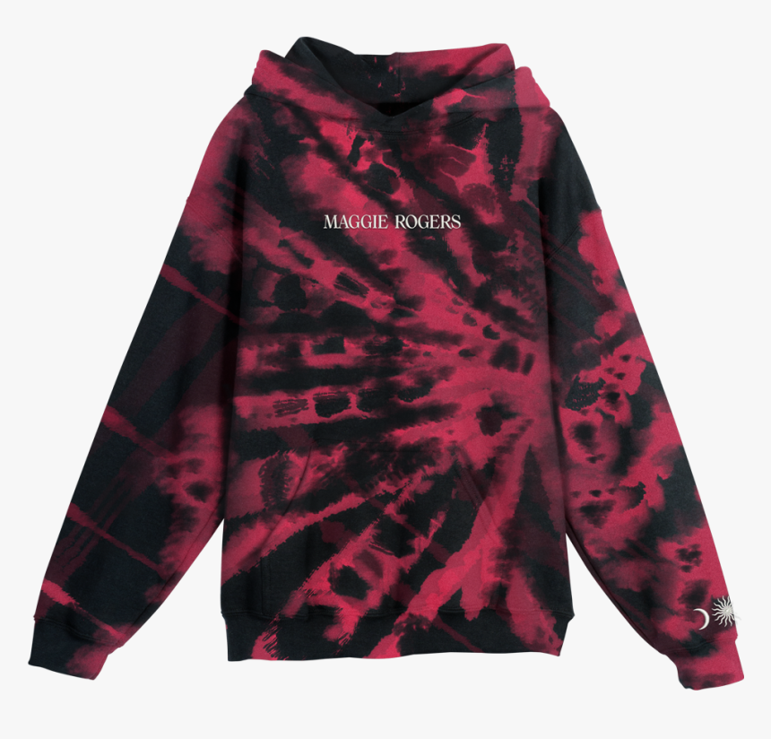 Cosmos Tie Dye Hoody - Black & Red Tie Dye Hoodie, HD Png Download, Free Download