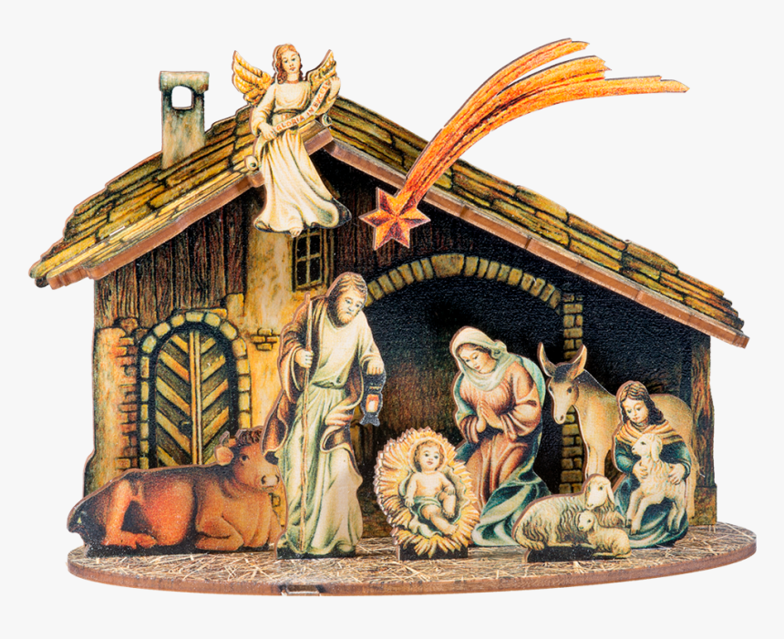 Self Assembly Crib "birth Of Christ - Creche De Noel Png, Transparent Png, Free Download