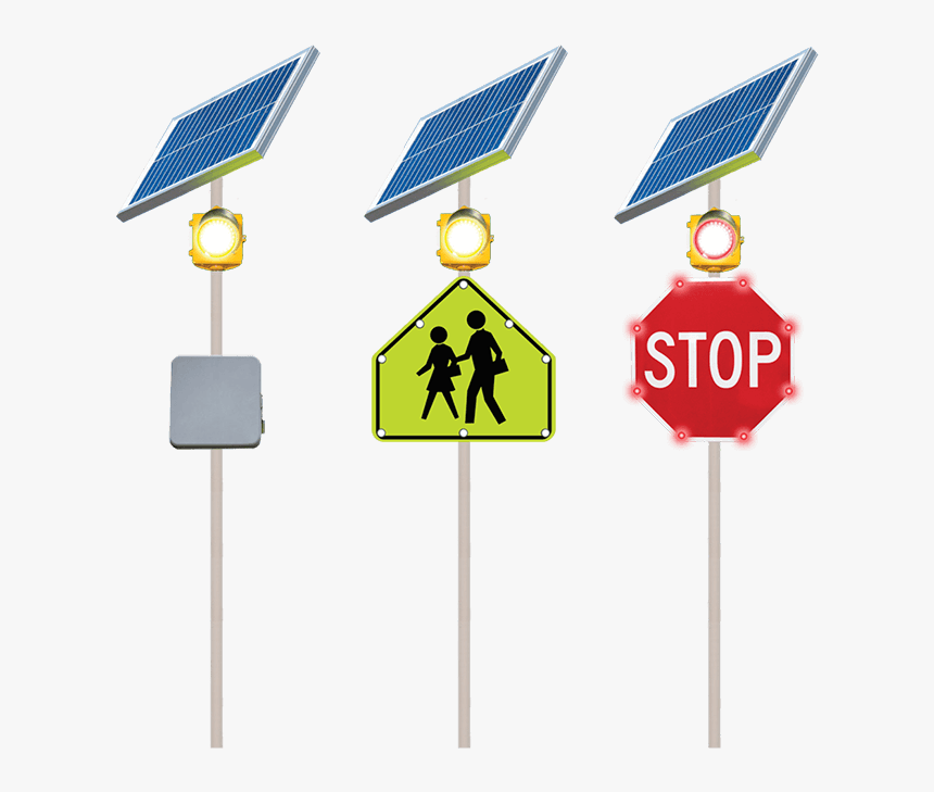 Ts50 Led Flashing Beacon Systems - Stop Sign, HD Png Download, Free Download