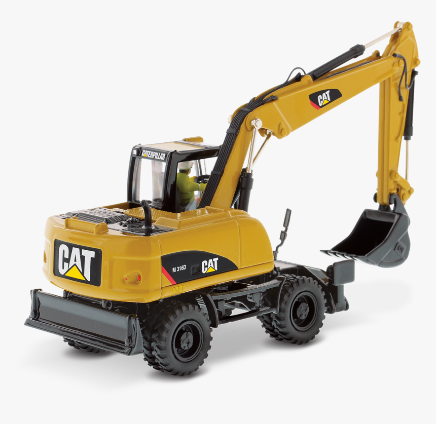 Full Size Of Cat Digger Toy With Massive Machine Excavator - Toy Excavator On Wheels, HD Png Download, Free Download