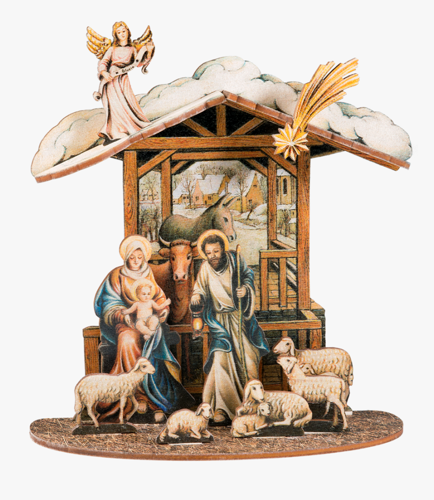 Self Assembly Crib "nativity Stable - Cartoon, HD Png Download, Free Download