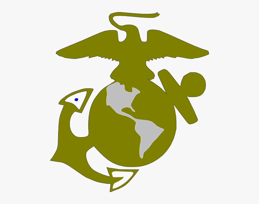 Usmc Logo Svg Clip Arts - Usmc Eagle Globe And Anchor Black, HD Png Download, Free Download