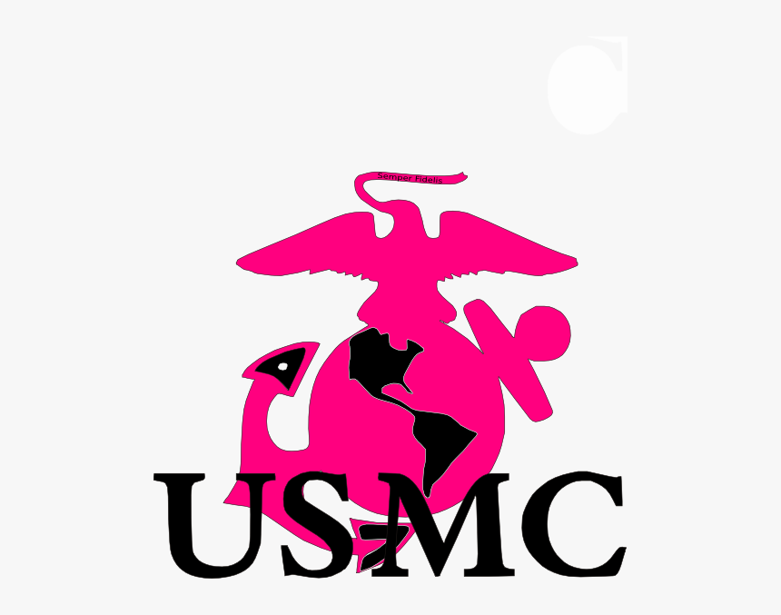 Download Marine Corp Logo Svg Clipart Png Download Usmc Eagle Globe And Anchor Black Transparent Png Kindpng