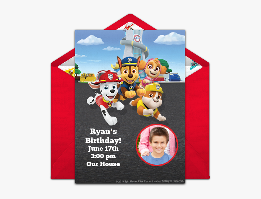 Save The Date Paw Patrol, HD Png Download, Free Download